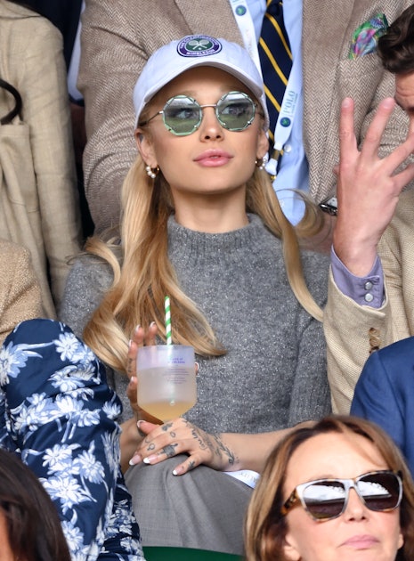 Ariana Grande Brings Sophisticated Style to Wimbledon in Leather