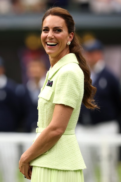 Kate Middleton half-up hair at Wimbledon 2023