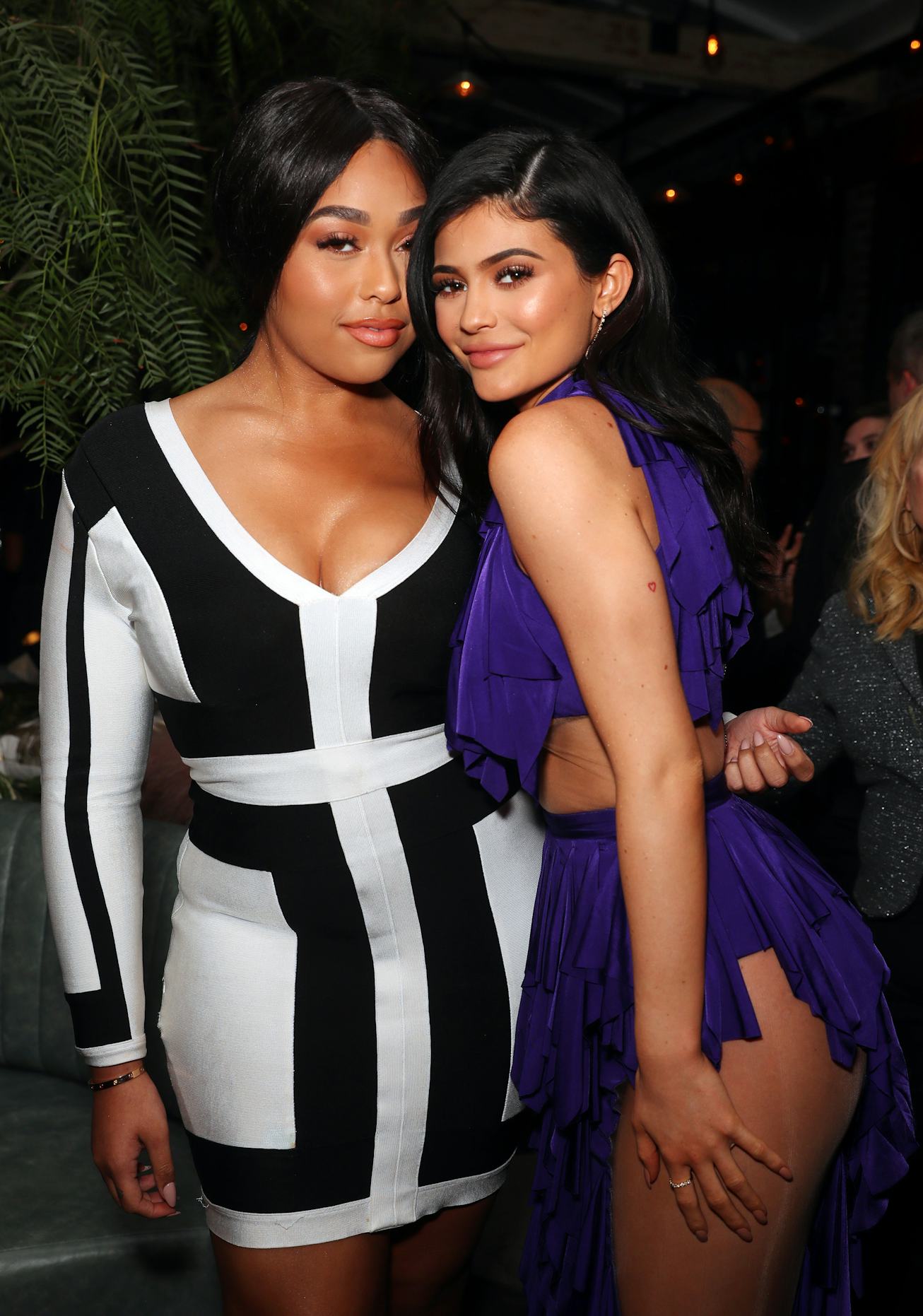 Jordyn Woods and Kylie Jenner (Photo by Chelsea Lauren/WWD/Penske Media via Getty Images)
