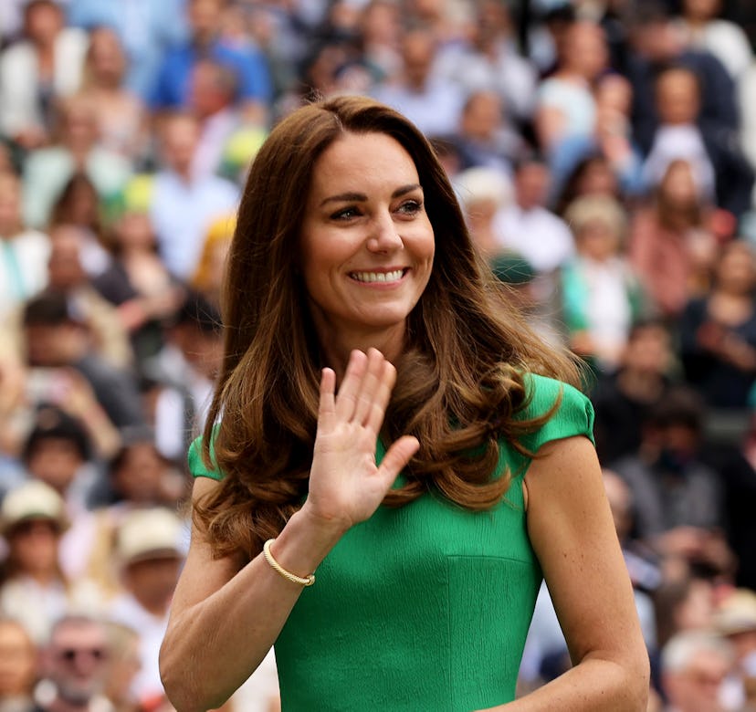 Kate Middleton green dress Wimbledon 2021