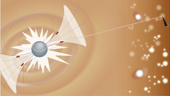 UNSPECIFIED - JULY 16:  Pulsating Radio Star, Pulsar, astronomy diagram  (Photo by DEA / D'ARCO EDIT...