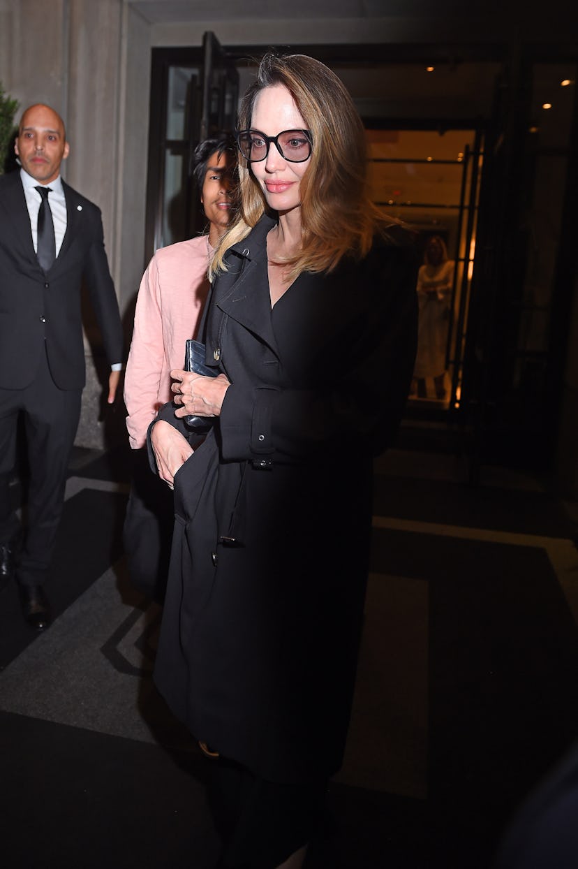 Angelina Jolie is seen leaving her hotel on July 17, 2023 in New York, New York.