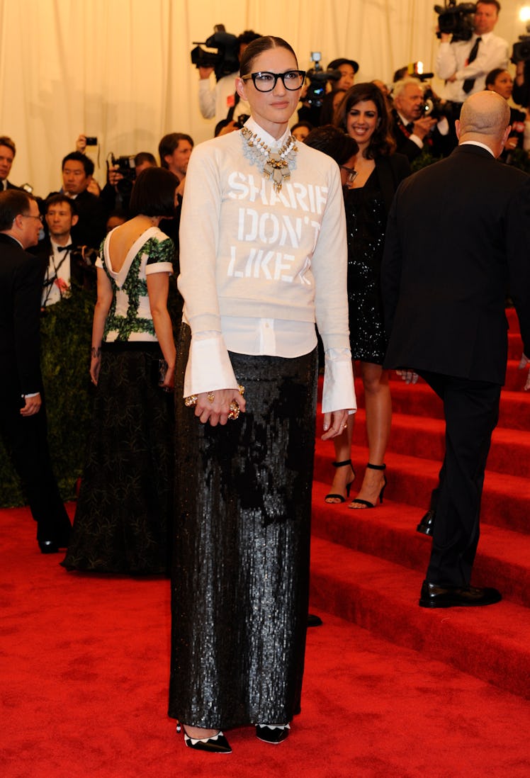 Jenna Lyons attends the Costume Institute Gala for the "PUNK: Chaos to Couture" 