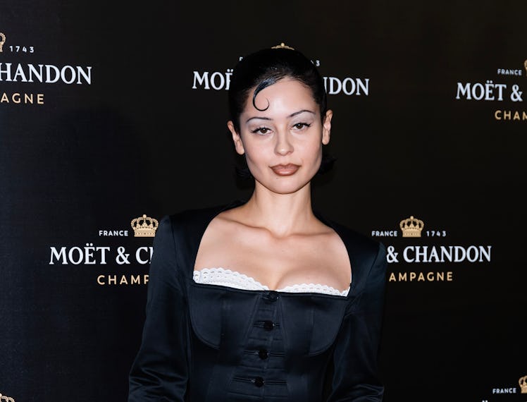 Alexa Demie attends the Moet & Chandon Holiday Season Celebration at Lincoln Center on December 05, ...