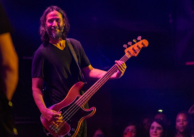 Keanu Reeves of Dogstar performs at The Roxy on July 18, 2023 in Los Angeles, California. (Photo by ...