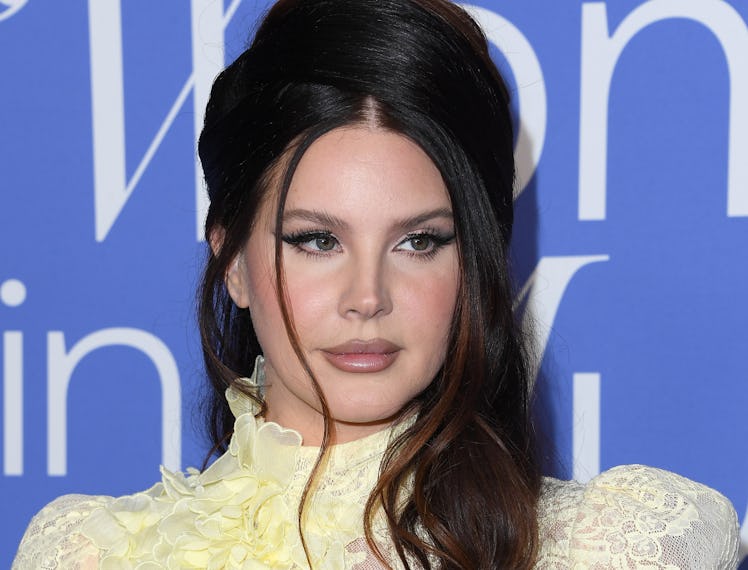 Lana Del Rey arrives at the 2023 Billboard Women In Music at YouTube Theater on March 01, 2023 in In...