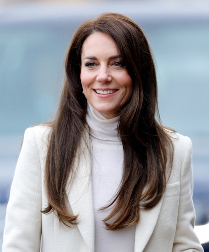 Kate Middleton very long hair 2023