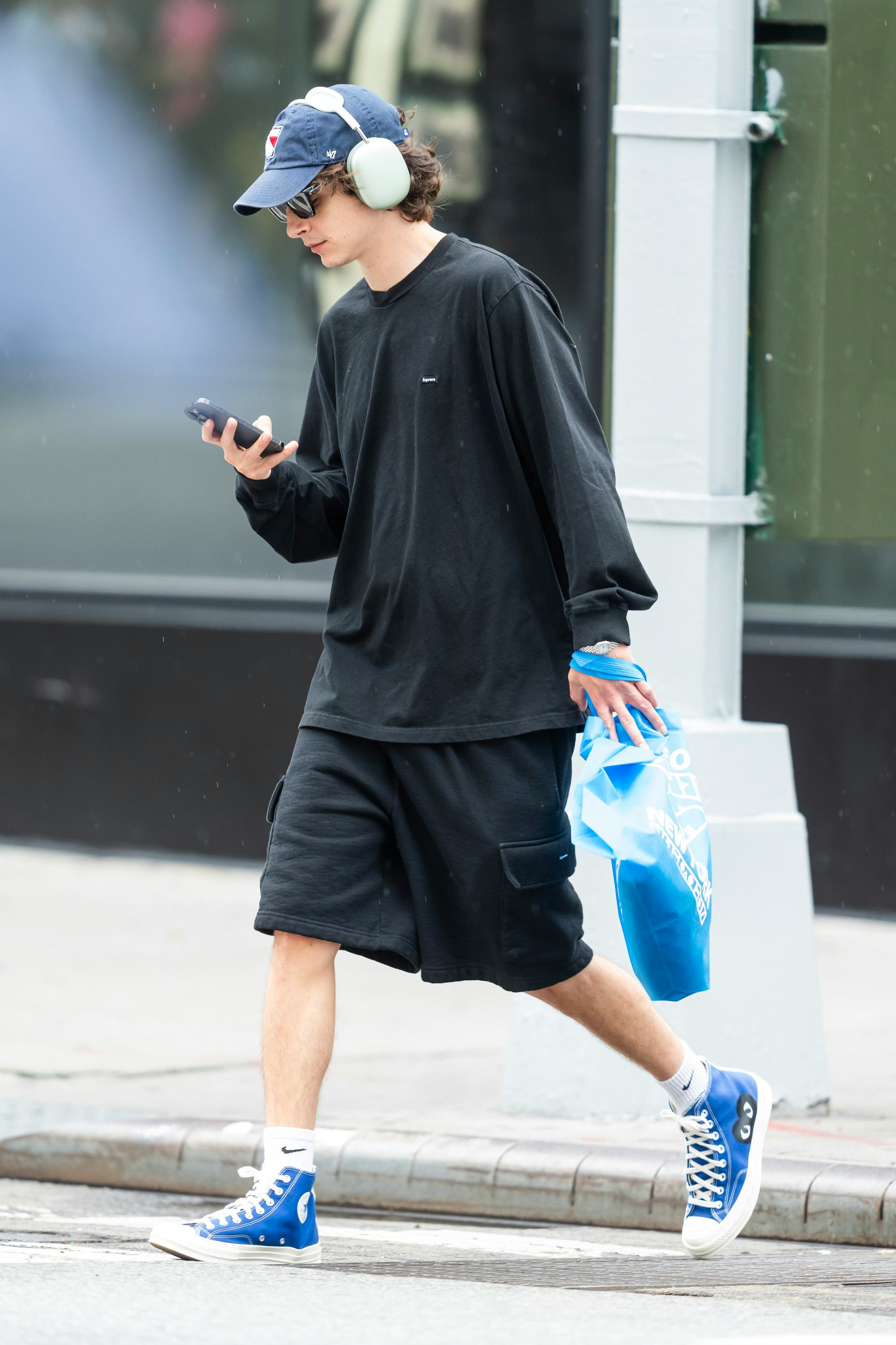 Timothée Chalamet's Baggy Shorts Era Is Inspired By Adam Sandler