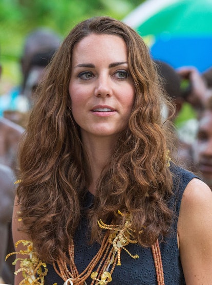 Kate Middleton naturally curly hair