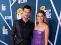 Taylor Lautner opened up about his wife's relationship with his ex-girlfriend Taylor Swift.