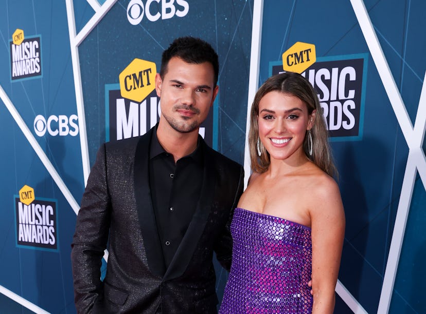 Taylor Lautner opened up about his wife's relationship with his ex-girlfriend Taylor Swift.