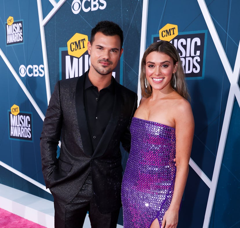 Taylor Lautner opened up about his wife's relationship with his ex-girlfriend Taylor Swift.