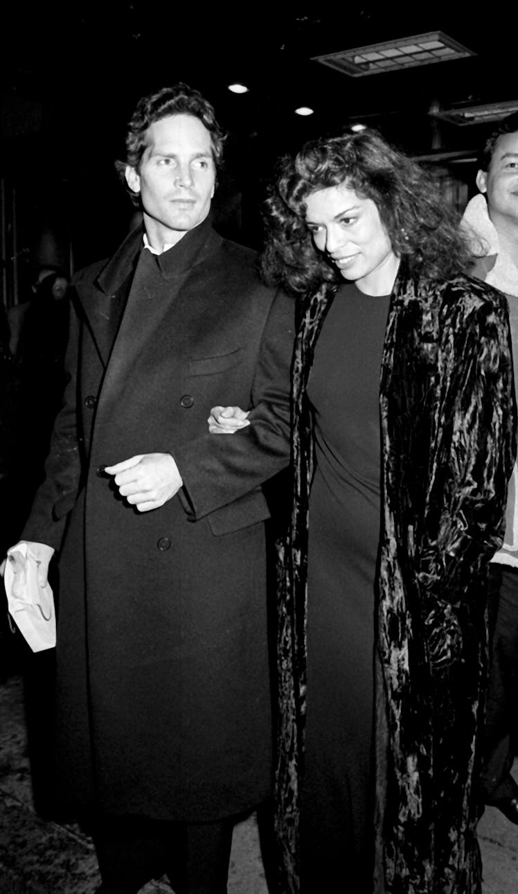 Bianca Jagger attends "Le Bon Plaisir" Opening Party on November 15, 1984 at Regine's in New York Ci...