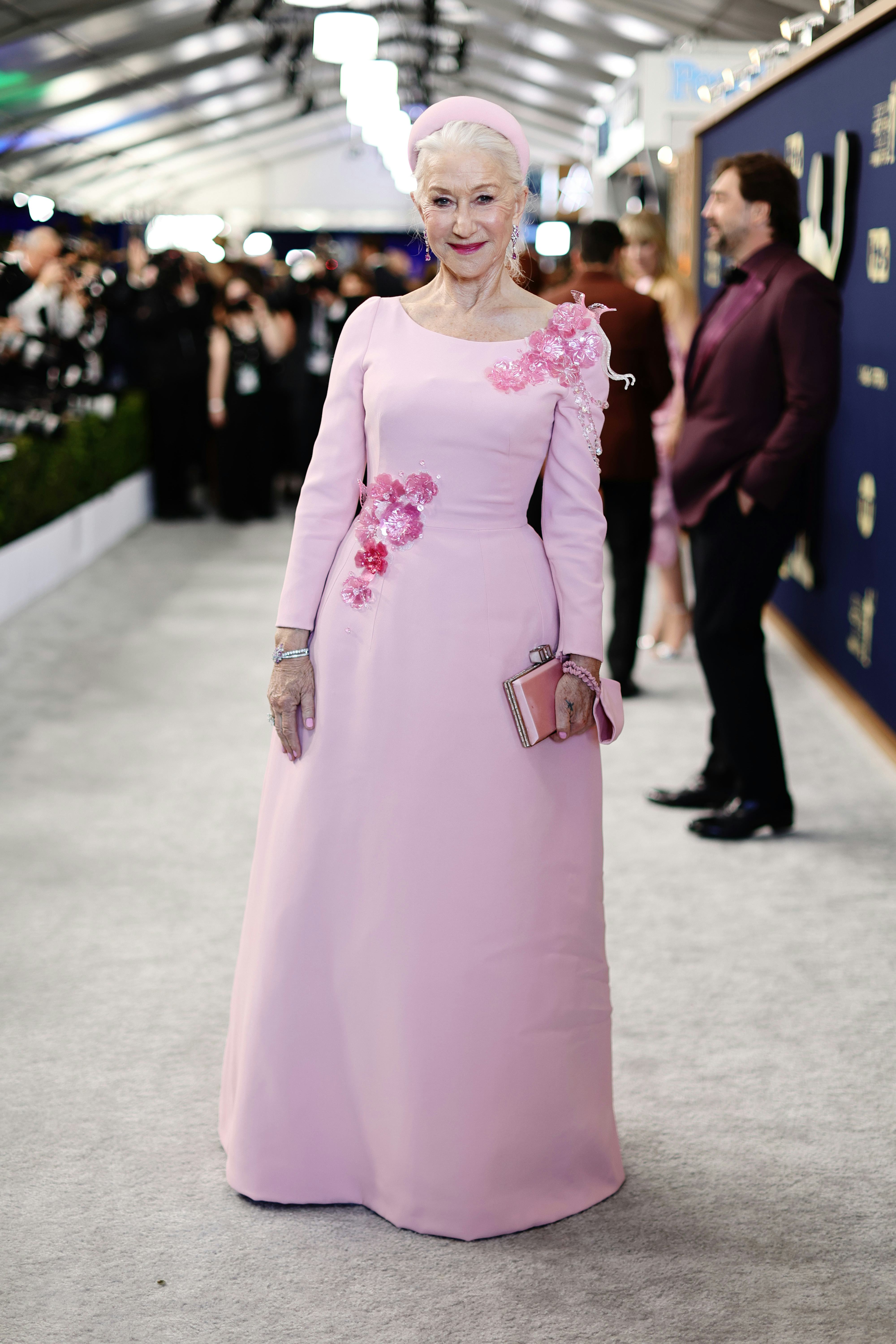 Helen Mirren s Best Red Carpet Style From Couture to Sequins Galore