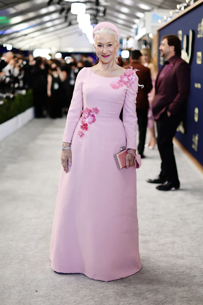 helen mirren evening dresses Helen Mirren's Best Red Carpet Style, From Couture to Sequins Galore