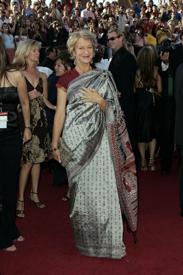 Helen Mirren attends the 56th annual Primetime Emmy Awards at the Shrine Auditorium.