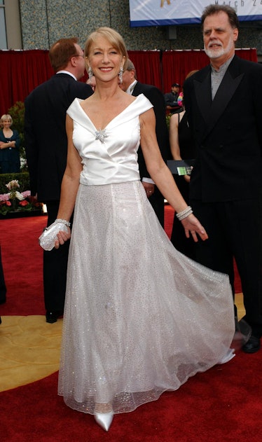 British actress Helen Mirren arrives at the 74th Annual Academy Awards at Kodak Theater in Hollywood...