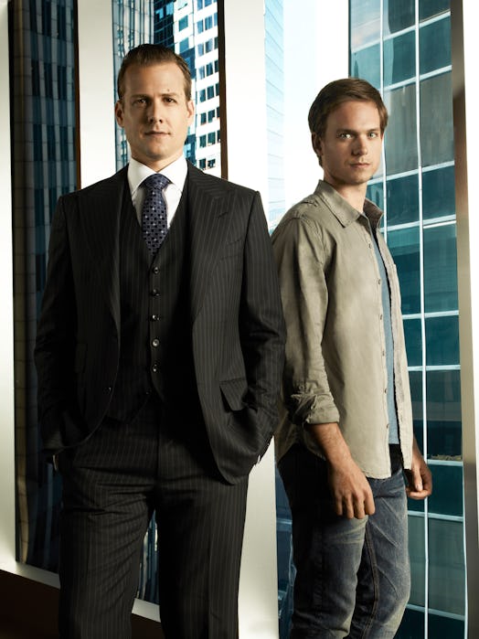 Gabriel Macht and Patrick Adams on 'Suits.' Photo via Getty Images