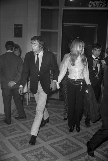Brigitte Bardot and Gunther Sachs. Deauville, September 15, 1967