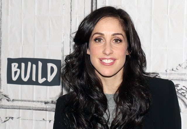 Actress Catherine Reitman attends the Build Series to discuss "Workin' Moms" at Build Studio on Febr...