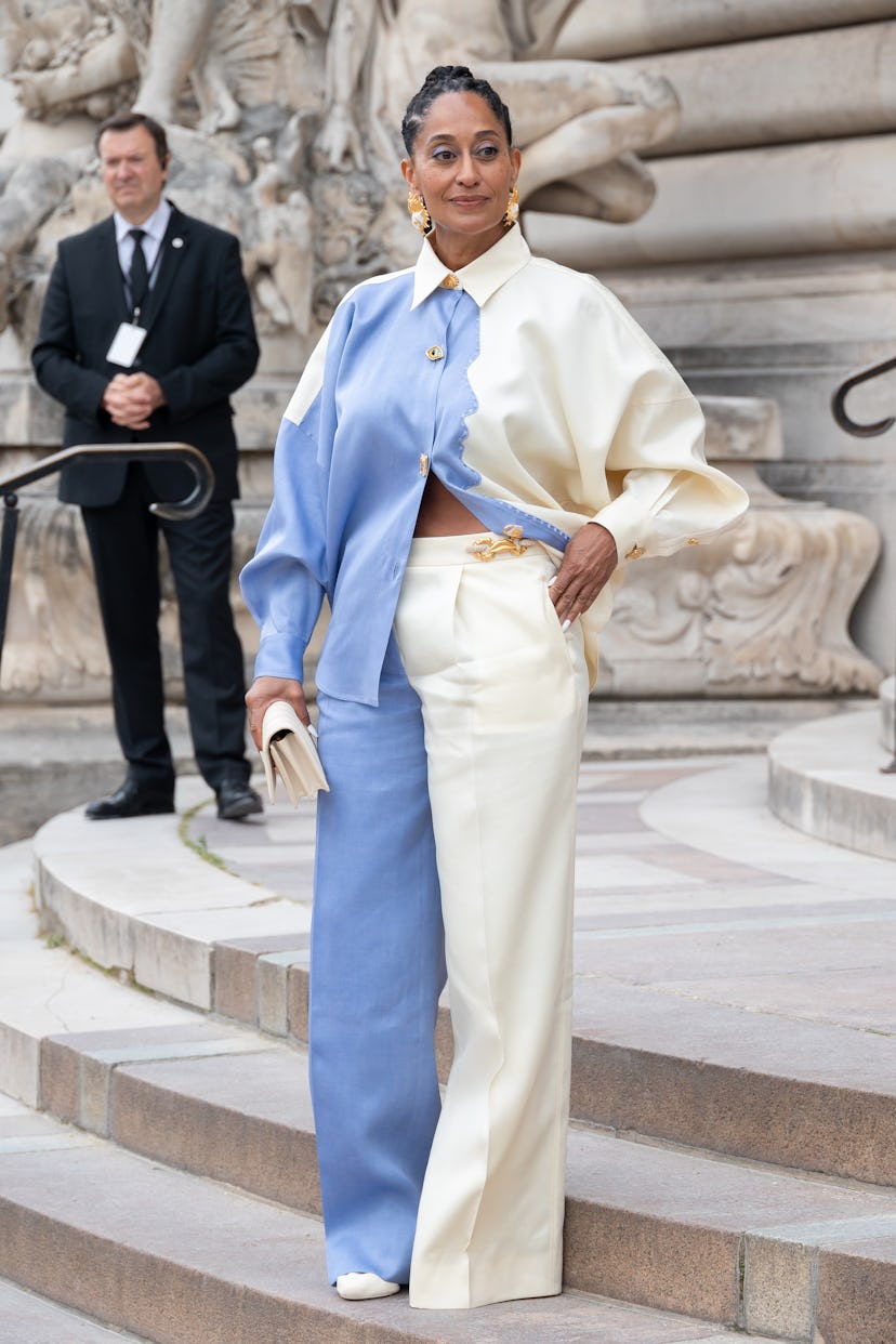 PARIS, FRANCE - JULY 03: Tracee Ellis Ross attends the Schiaparelli Haute couture Fall/Winter 2023/2...