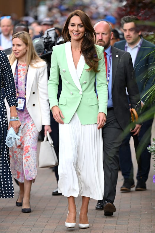 Kate, Princess of Wales, attends Wimbledon. 