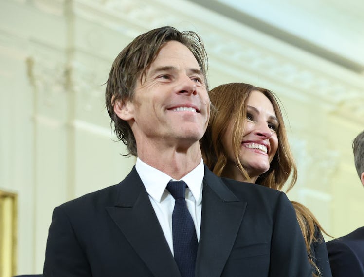 Actress Julia Roberts and her husband cinematographer Daniel Moder.