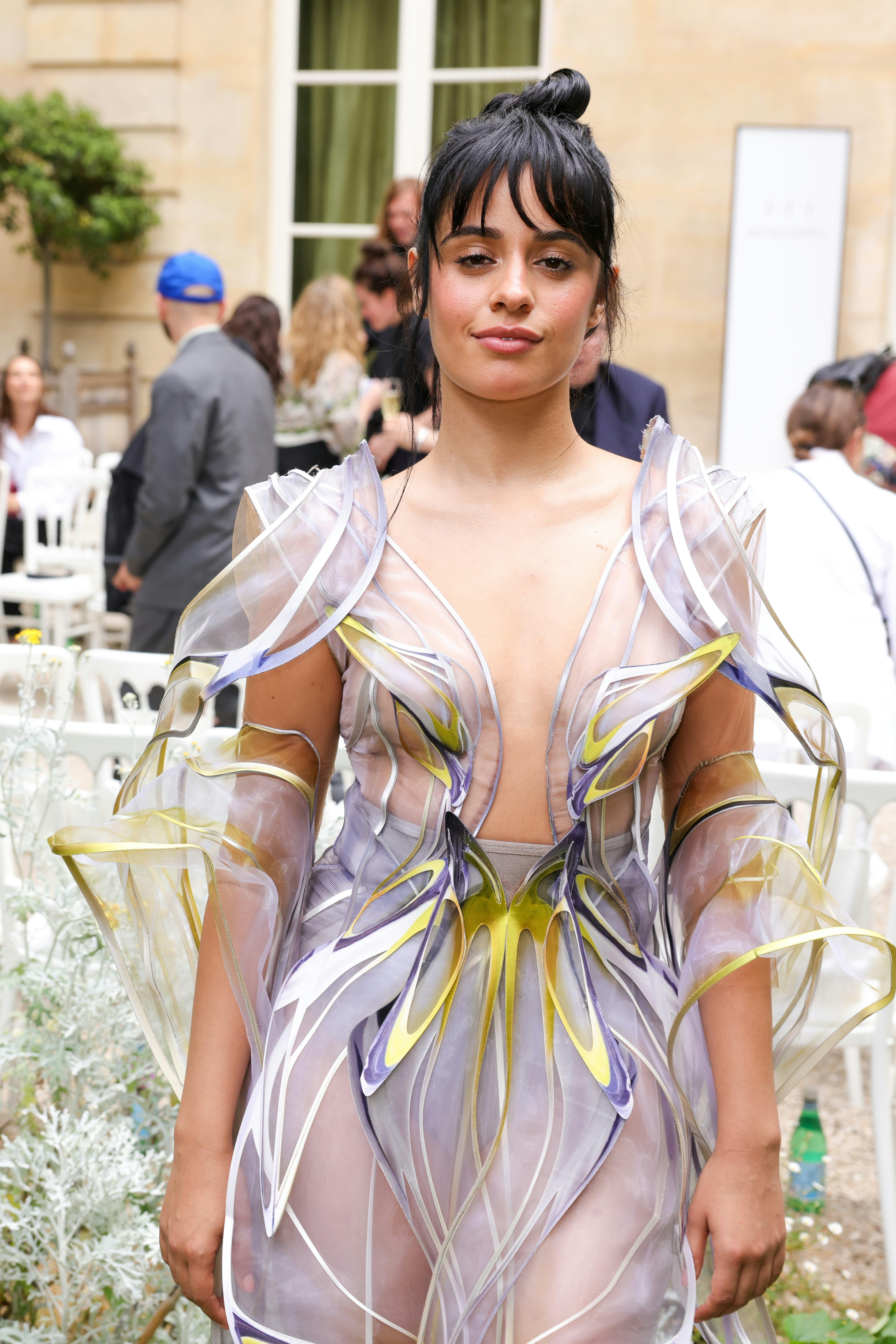 Camila Cabello attends the Iris Van Herpen Haute couture Fall/Winter 2023/2024 show as part of Paris&hellip;