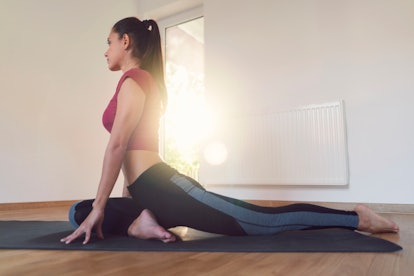 The hips are said to hold onto emotions, so try doing pigeon pose regularly.