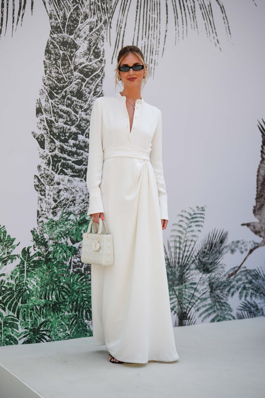 Chiara Ferragni during the Dior Couture Fall/Winter 2023/2024 show.