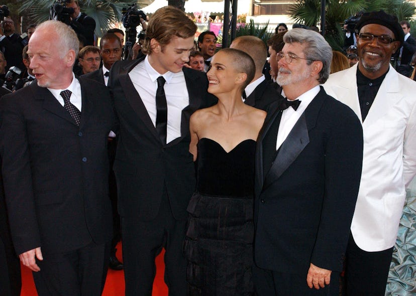 Star Wars Episode III actors: Ian McDiarmid, Hayden Christensen, Natalie Portman, Samuel L. Jackson ...