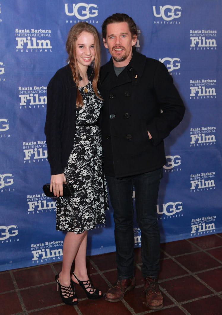 Maya Thurman-Hawke and Ethan Hawke attend the 29th Santa Barbara International Film Festival 