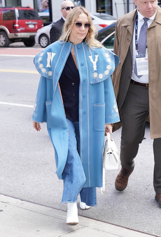 Chloe Sevigny is seen on April 27, 2019 in New York City. 