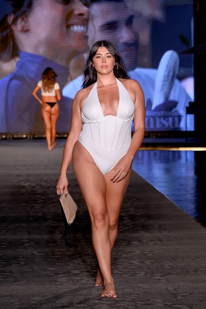 Lauren Chan walks the Sports Illustrated Swimsuit Show