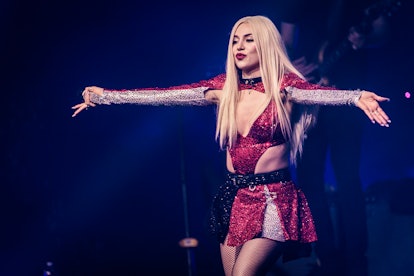 Ava Max performs at Fabrique on May 15, 2023, in Milan, Italy.