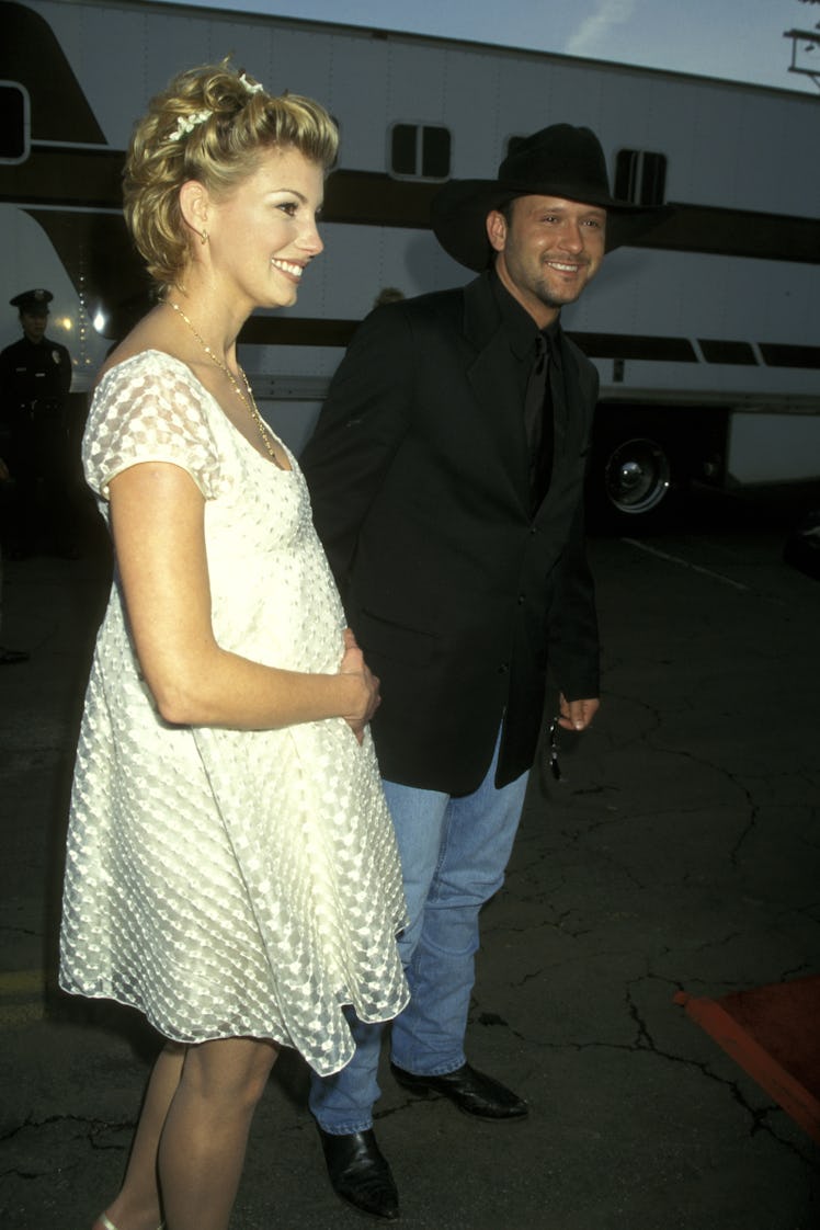 Faith Hill And Tim McGraw at the Shrine Auditorium in Los Angeles, California decades ago