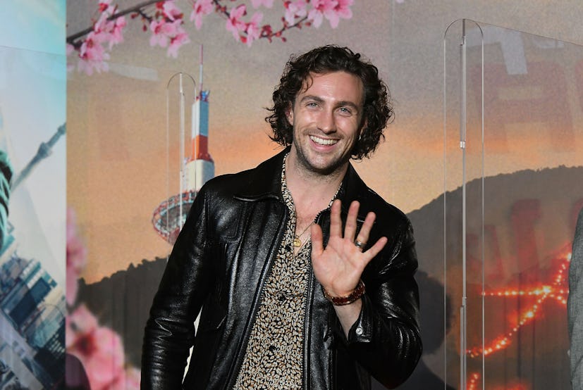 KYOTO, JAPAN - AUGUST 23:  Aaron Taylor-Johnson attends the 'Bullet Train' stage greeting at Toho Ci...