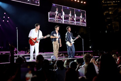 Nick Jonas, Joe Jonas and Kevin Jonas perform at the Jonas Brothers Tour, where fans want to know if...