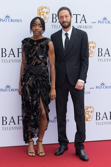 Ebon Moss-Bachrach and Ayo Edebiri attend the BAFTA Television Awards with P&O Cruises at the Royal ...