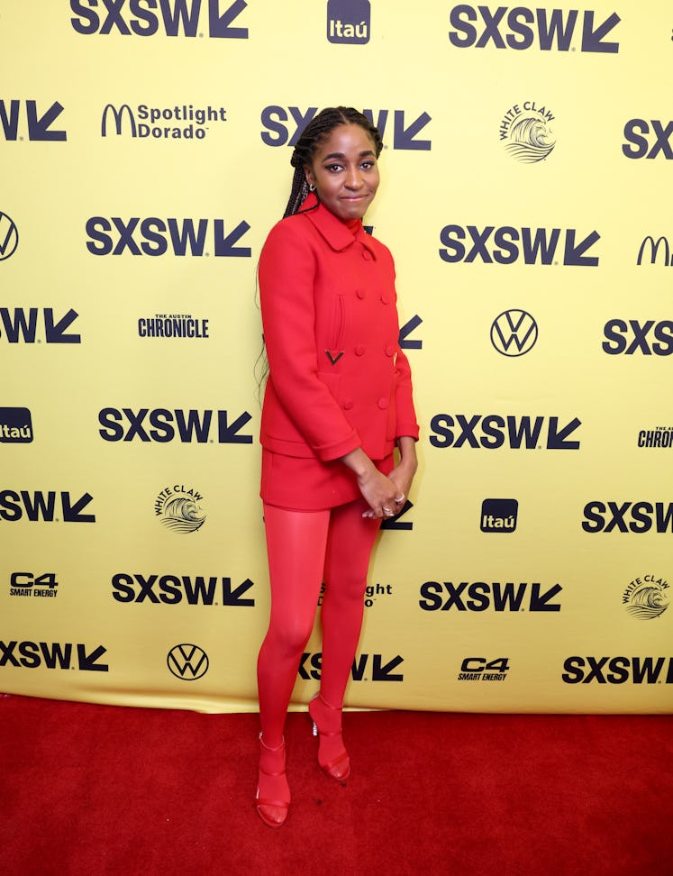 Ayo Edebiri attends the screening of "Bottoms" at the Paramount Theatre during the 2023 SXSW Confere...
