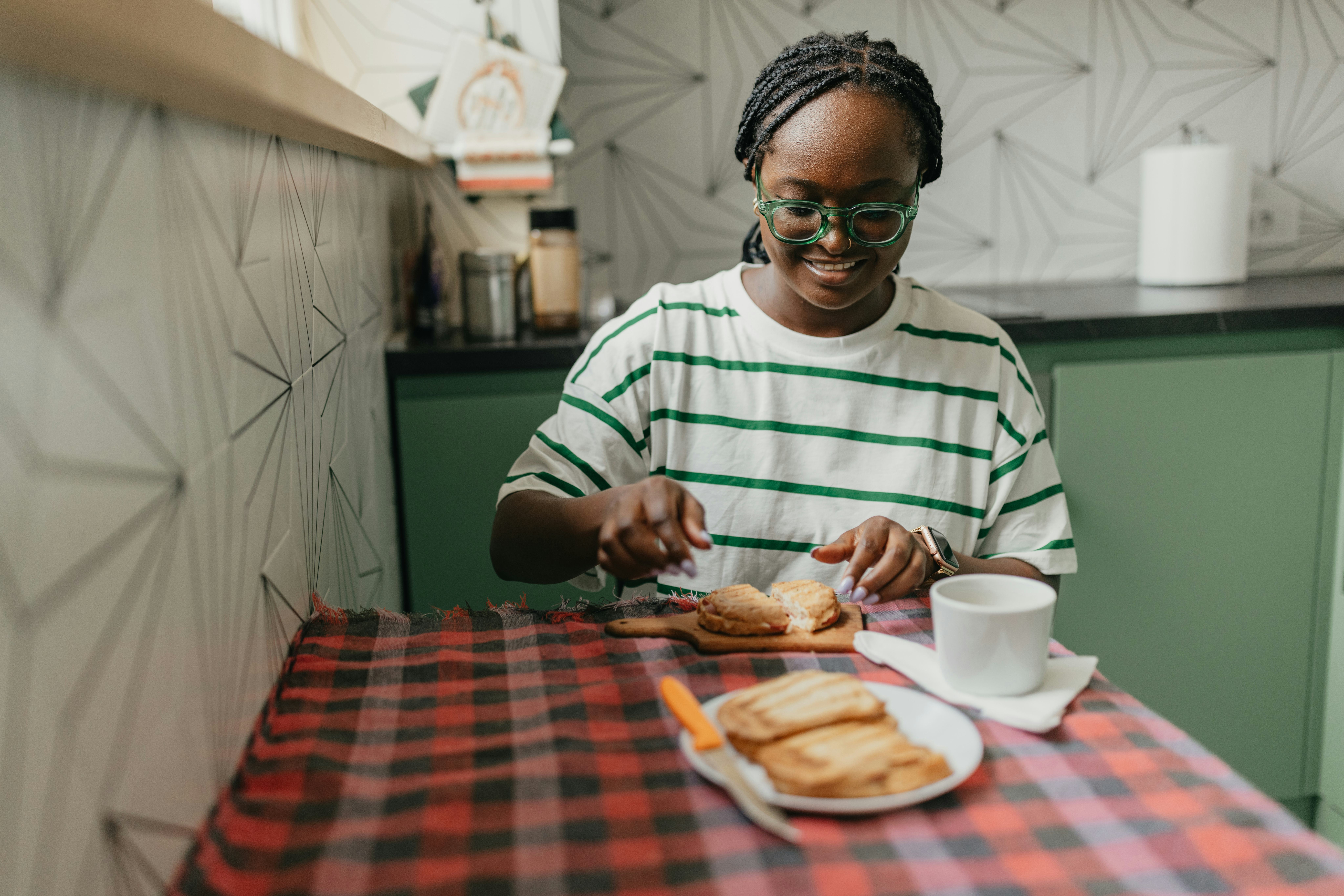 Eat carbs to fuel up before a run.