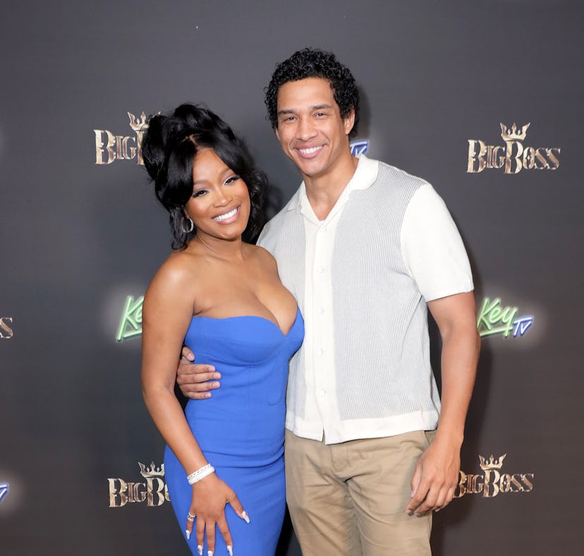 LOS ANGELES, CALIFORNIA - MAY 10: (L-R) Keke Palmer and Darius Jackson attend Boss Featuring Keke Pa...