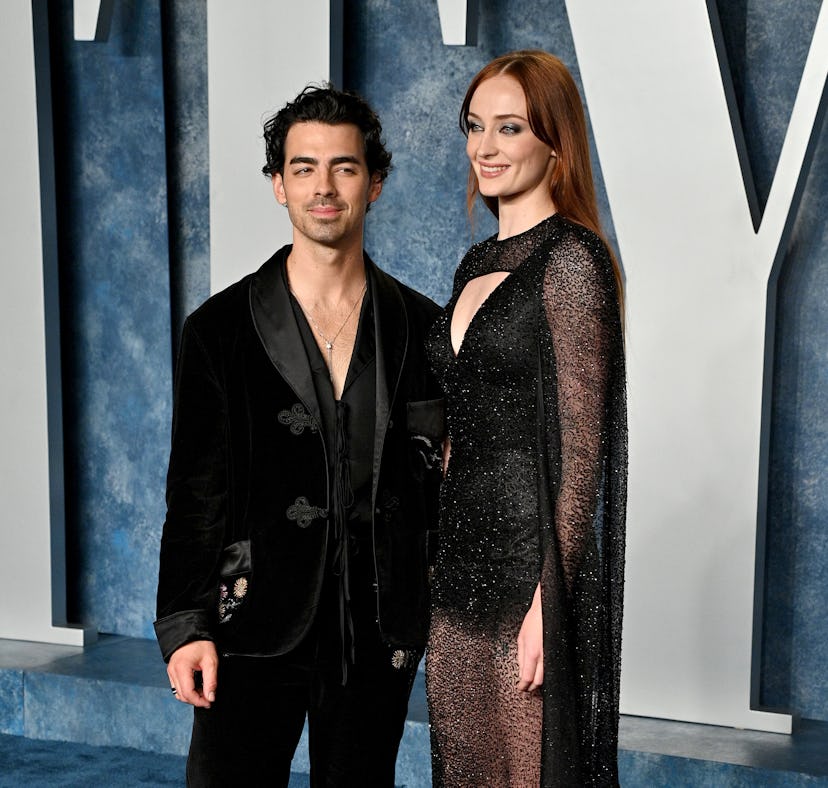 Sophie Turner wore a friendship bracelet referencing Taylor Swift's "Mr. Perfectly Fine" at the Jona...