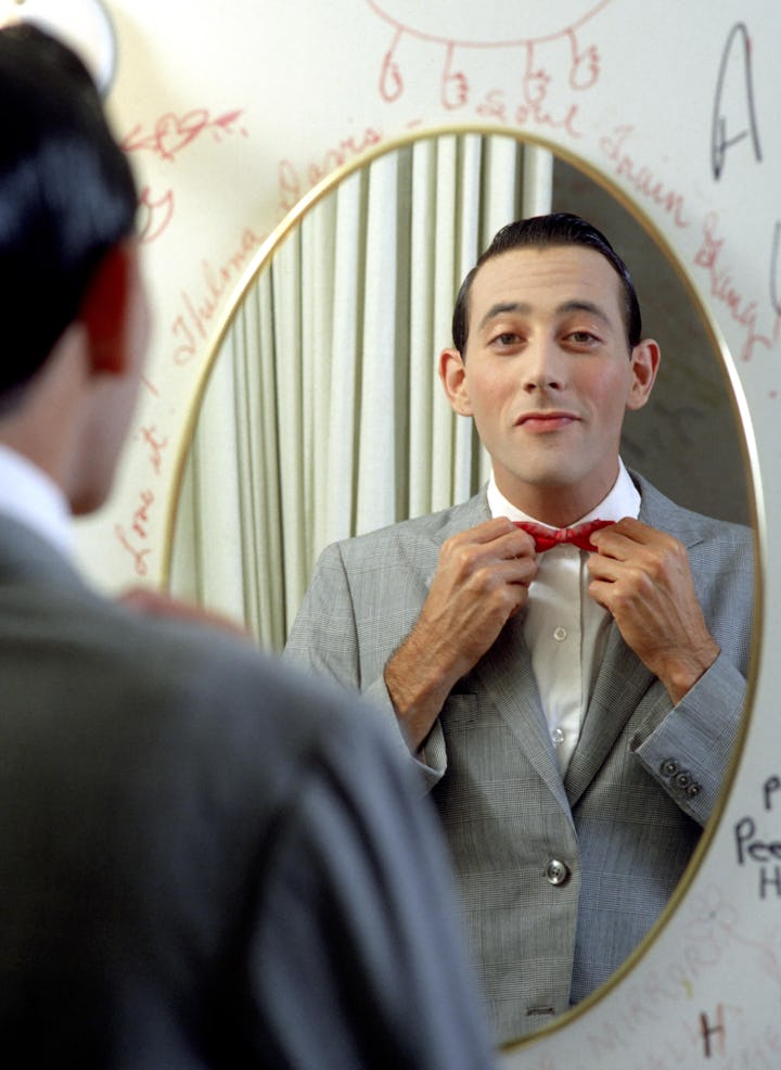 LOS ANGELES - MAY 1980: Actor Paul Reubens poses for a portrait dressed as his character Pee-wee Her...