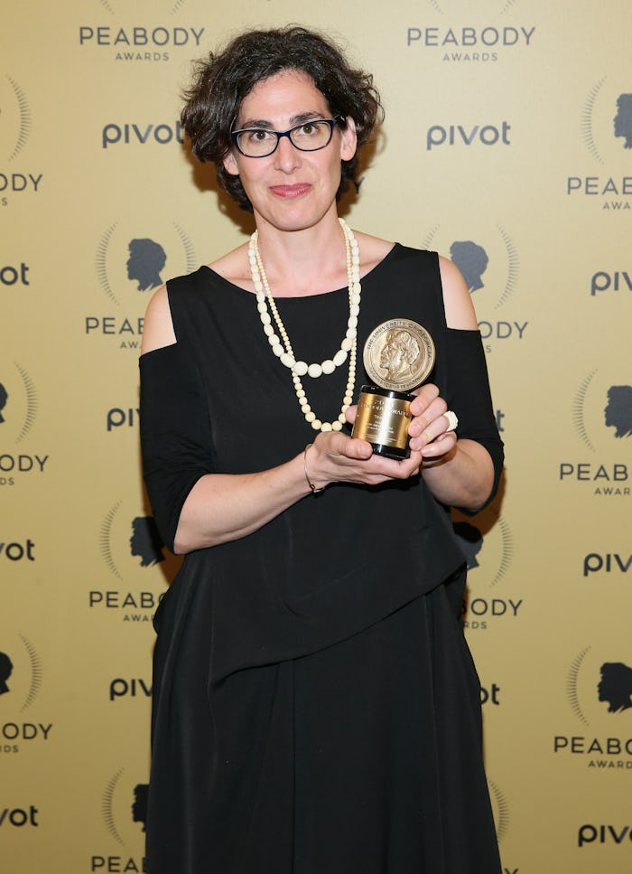 NEW YORK, NY - MAY 31:  Sarah Koenig poses with her award at The 74th Annual Peabody Awards Ceremony...