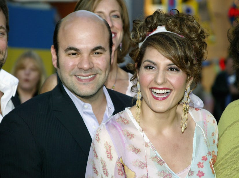 UNIVERSAL CITY, CA - APRIL 13:  Actor Ian Gomez and wife actress Nia Vardalos attend the world premi...