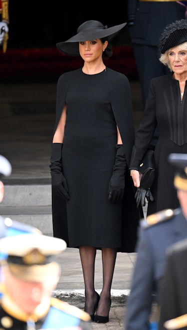 Meghan, Duchess of Sussex during the State Funeral 