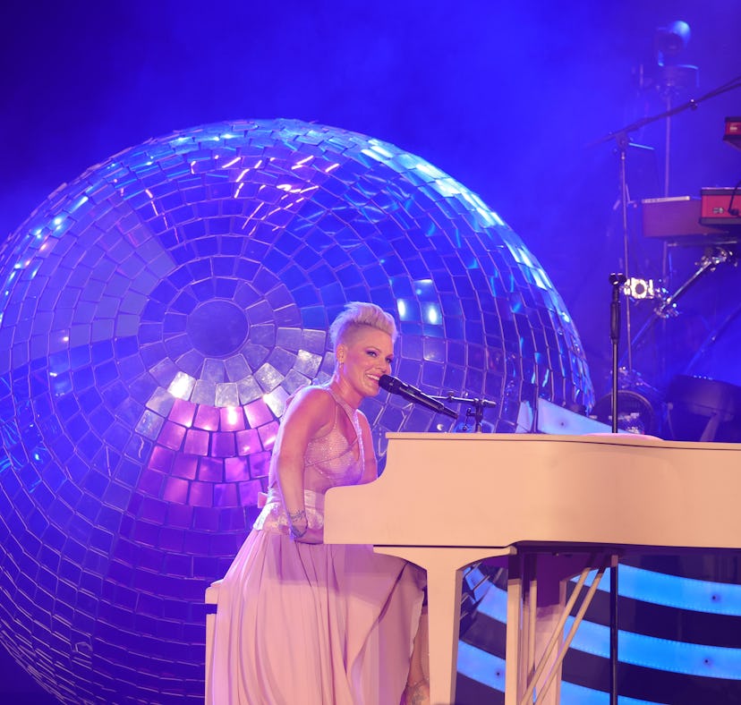 Pink changed her "Don't Let Me Get Me" lyrics about Britney Spears after her divorce was announced.