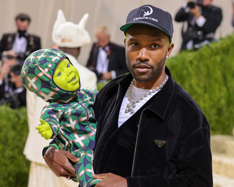 Frank Ocean attends The 2021 Met Gala on Sept. 13, 2021, in New York City. (Photo by Theo Wargo/Gett...