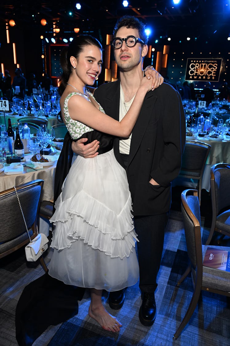 Margaret Qualley and Jack Antonoff with Champagne Collet & OBC Wines as they celebrate the 27th Annu...